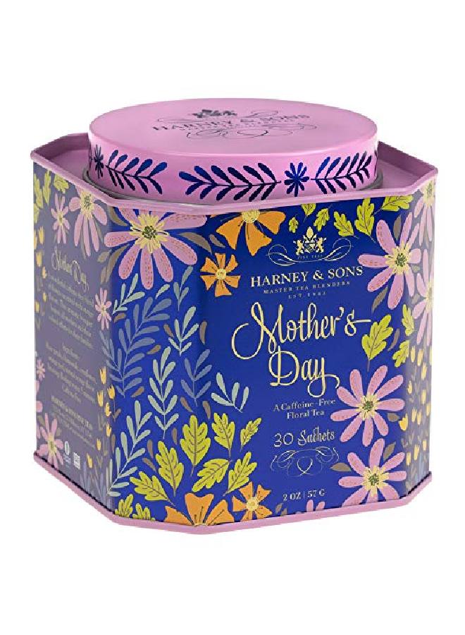 HARNEY & SONS Mother'S Day Tea 30 Sachets In Decorative Tin - Image 1
