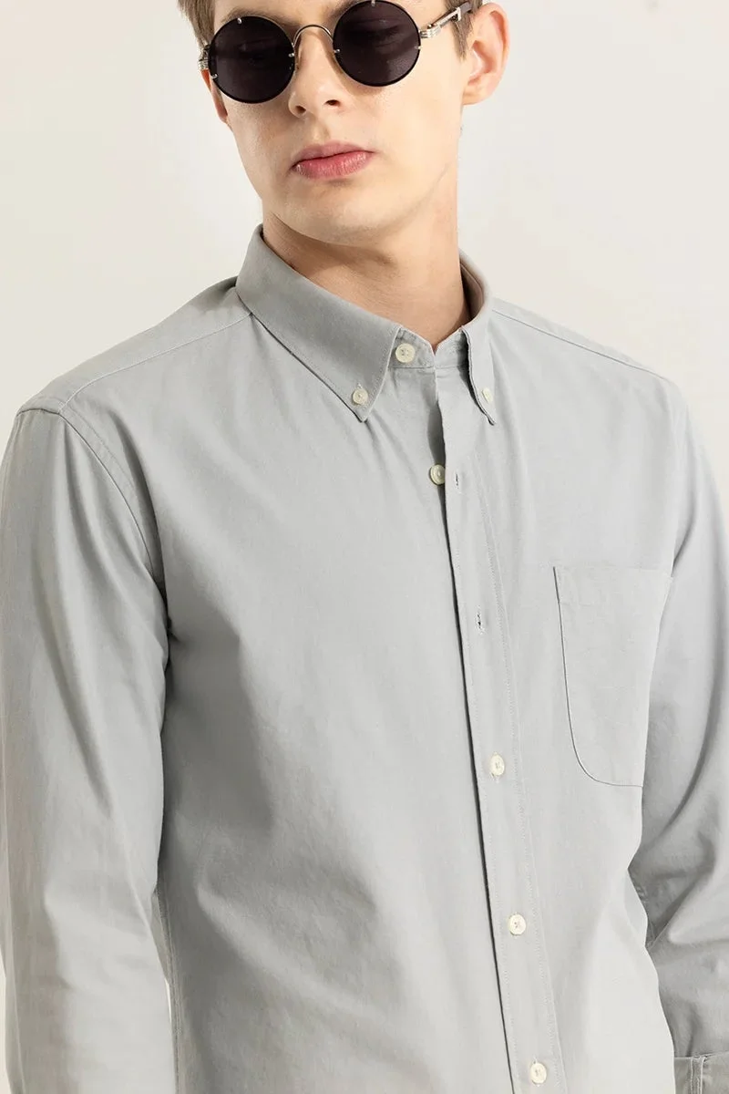 SNITCH Shirtolo Plain Light Grey Shirt