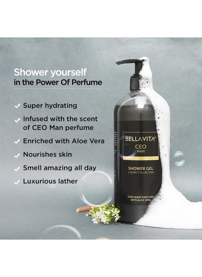Bella Vita Luxury - Ceo Man Body Wash Refreshing Shower Gel For Deep Cleansing Refreshing Hydrating & Moisturising Skin With Aloe Vera Gel 500 Ml - Image 1