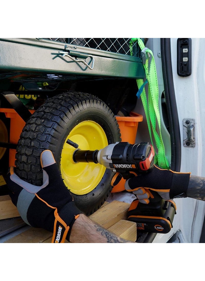 WORX - WX272.9 20V 300NM Brushless Professional Impact Wrench Battery Not Included - Image 1