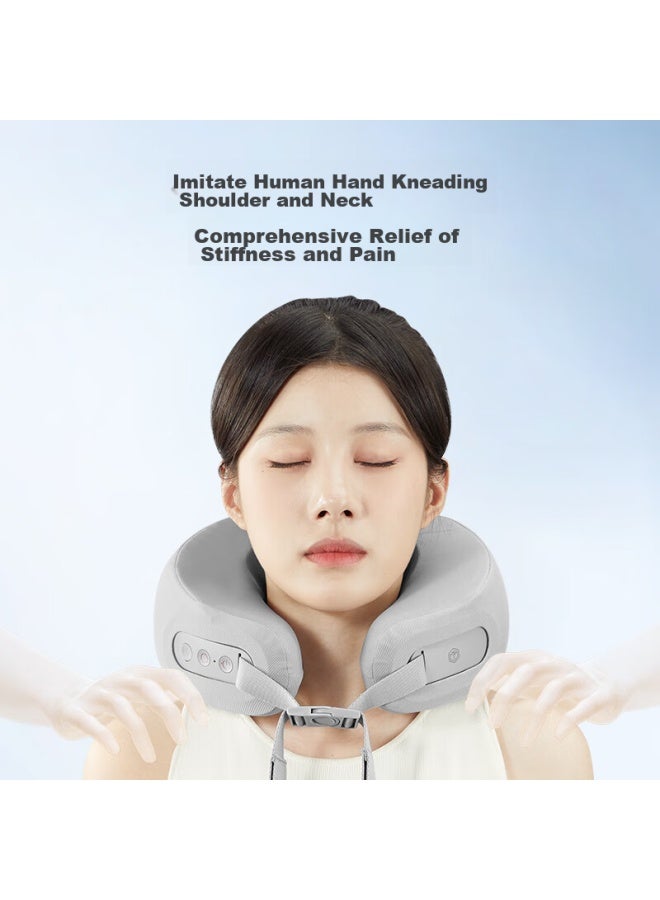 JD.com Jd Jingzao Cervical Massage Pillow, Shoulder And Neck Massager, U-shaped Massage Pillow, Shoulder And Neck Massager, Cervical Massage Pillow, Birthday Gift For Women  - Image 2