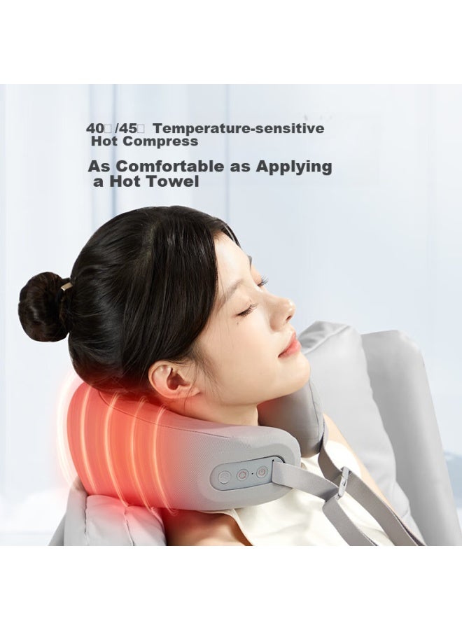JD.com Jd Jingzao Cervical Massage Pillow, Shoulder And Neck Massager, U-shaped Massage Pillow, Shoulder And Neck Massager, Cervical Massage Pillow, Birthday Gift For Women  - Image 5