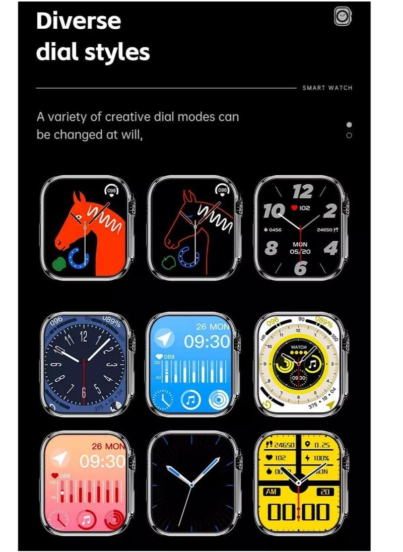 New S8 Ultra Max Smartwatch Series 8 S8 Smart Watch Ultra AI Voice Smart Watch 2.0inch Bluetooth Call Wriless Charging Watch 8 Ultra