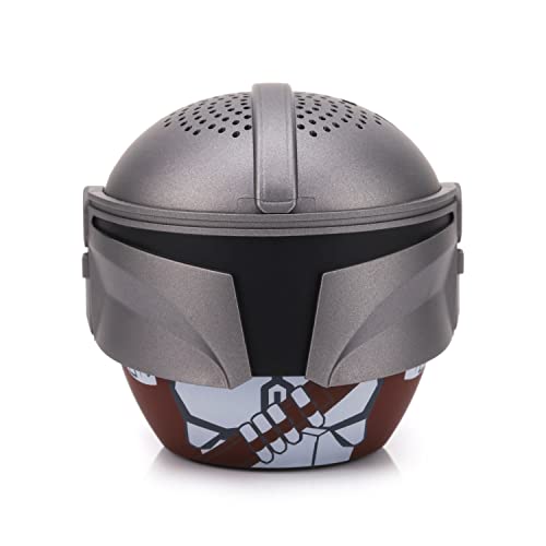 Bitty Boomers Star Wars Chrome Mandalorian Mini Bluetooth Speaker - Image 1