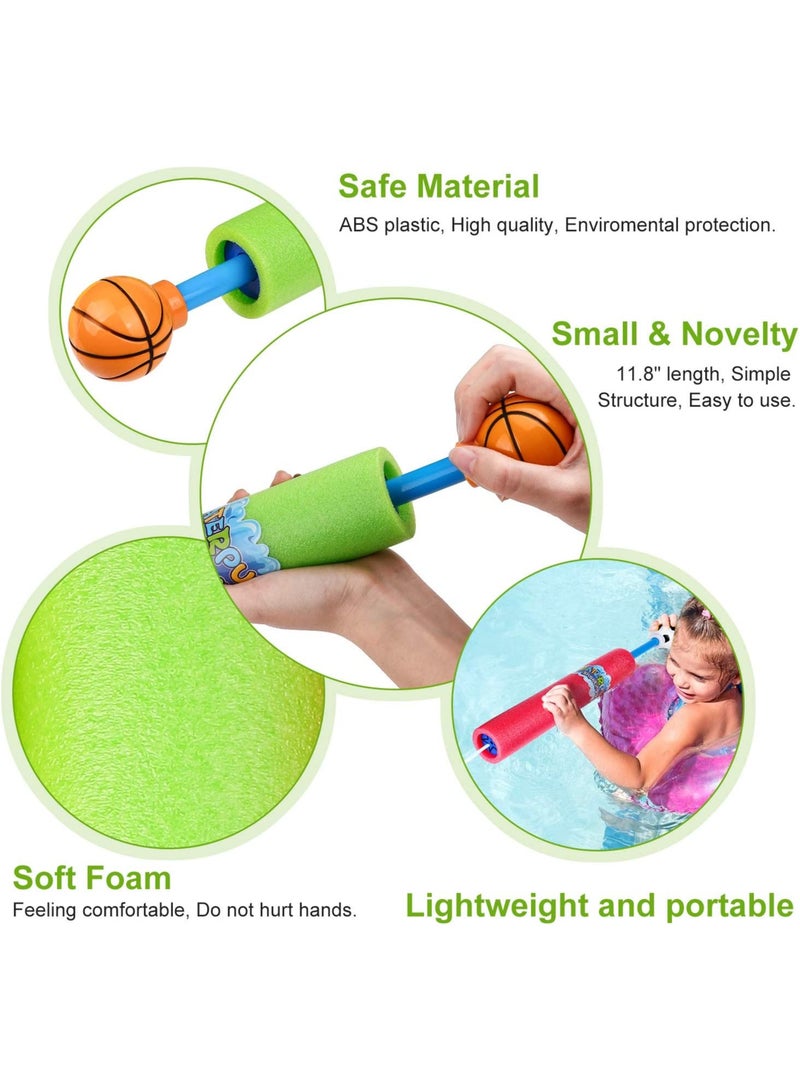 SOLARAE Water Sprayer for Kids, 4 Pack Foam Water Blaster Soaker Gun Set for Outdoor Swimming Pool, Summer Fun Party Games, Water Squirt Sprayer for Kids Boys Girls - Image 2