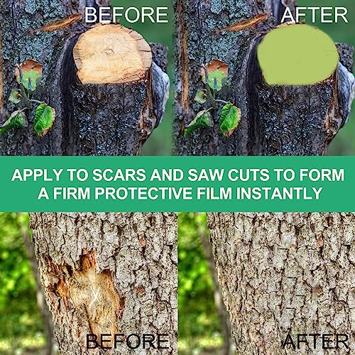 Zriechs Tree Wound Pruning Sealer, Tree Wound Dressing with Brush, Tree Wound Sealer Healing Paste,Quick Recovery of Tree and Bonsai (1 PCS) - Image 3