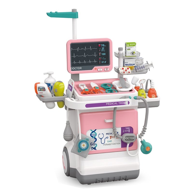 JC Kids Pretend Play Electric Doctor Set with Light & Sound - Educational Toy for  Role-Playing - Image 4
