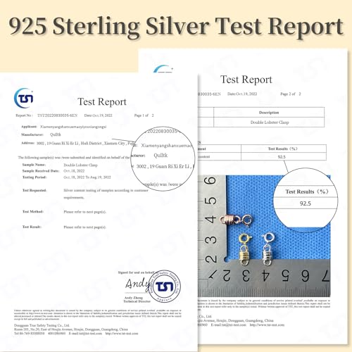 Qulltk 925 Sterling Silver Magnetic Necklace Clasps and Closures,Mini Bracelets Clasp Converter Gold and Silver Chain Extender for Jewelry Making Supplies - Image 4