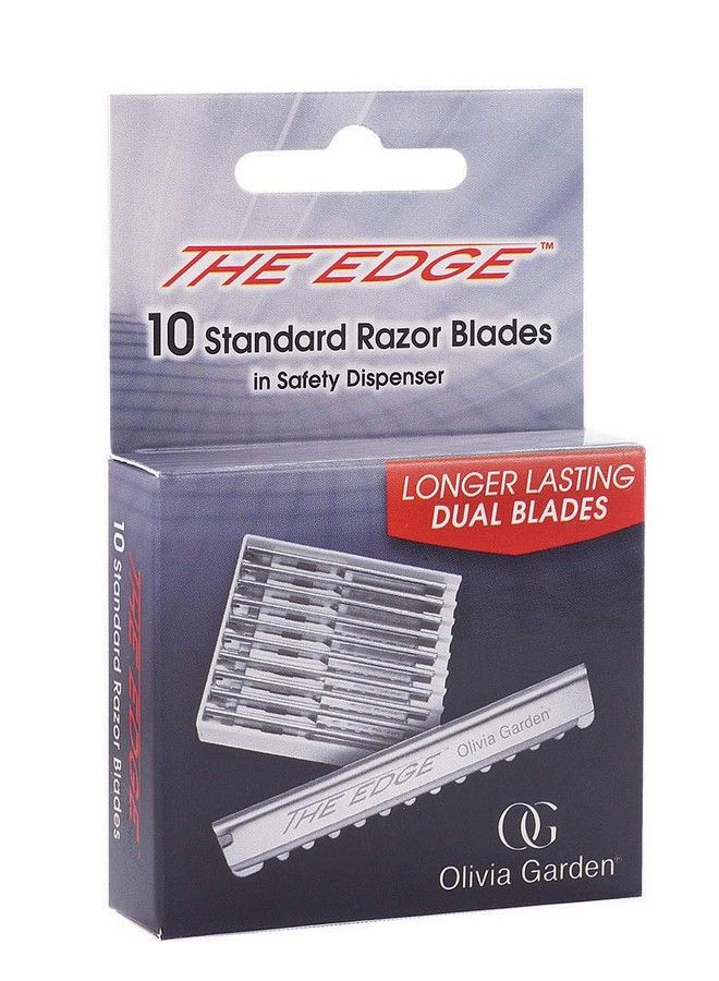 Olivia Garden The Edge™ Box Of 10 Replacement Blades - Image 2