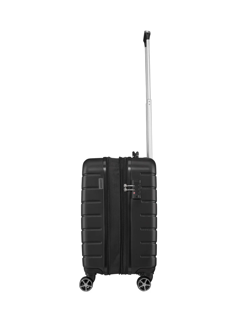 Wenger Vaiana Carry-On Hardside Expandable 56cm Cabin Luggage Trolley Black- 612353