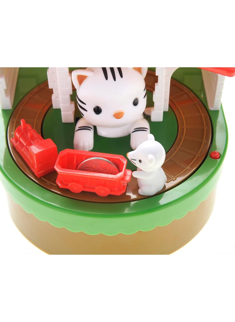 PowerTRC PowerTRC Cat  Mouse Coin Bank with Sound for Kids Cute Money Bank for Boys and Girls Savings Piggy Bank  Fun Gift for Kids and Adults  - Image 3