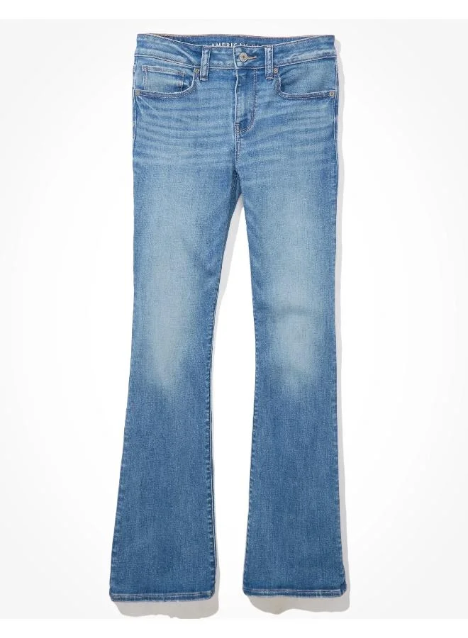 American Eagle AE Ne(x)t Level Low-Rise Kick Bootcut Jean