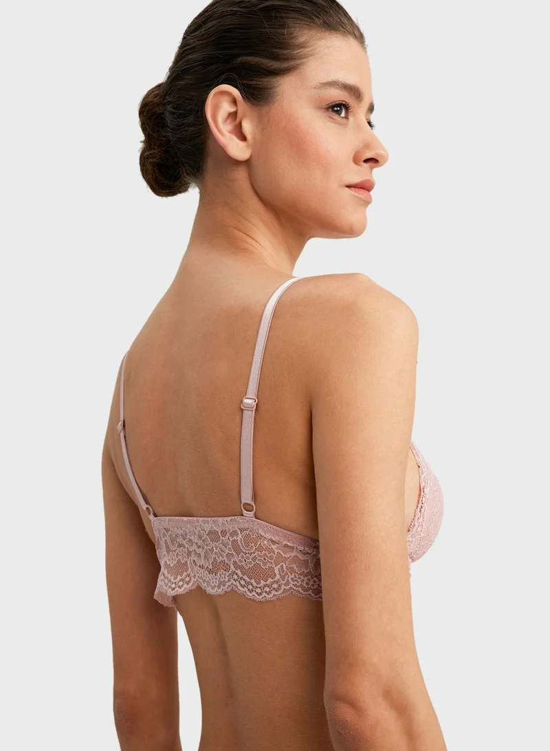 DeFacto Cut Out Lace Detail Bra