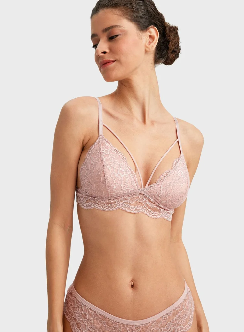 DeFacto Cut Out Lace Detail Bra