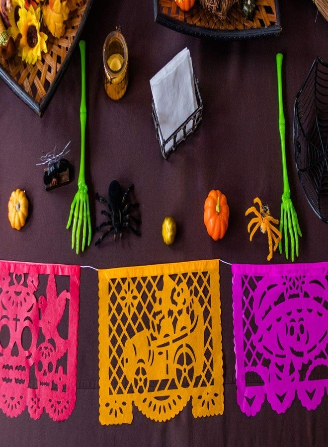 Fiesta Brands حزمة. لافتة مناديل ورقية من Altar de Ofrendas Dia de los Muertos المكسيكية بابيل بيكادو. لوحات زينة يوم الموتى الملونة متوسطة الحجم - Image 2