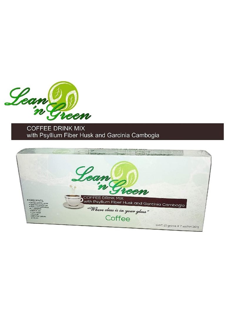 LEAN & PURE - Lean N Green Coffee Drink Mix 147g - Image 1
