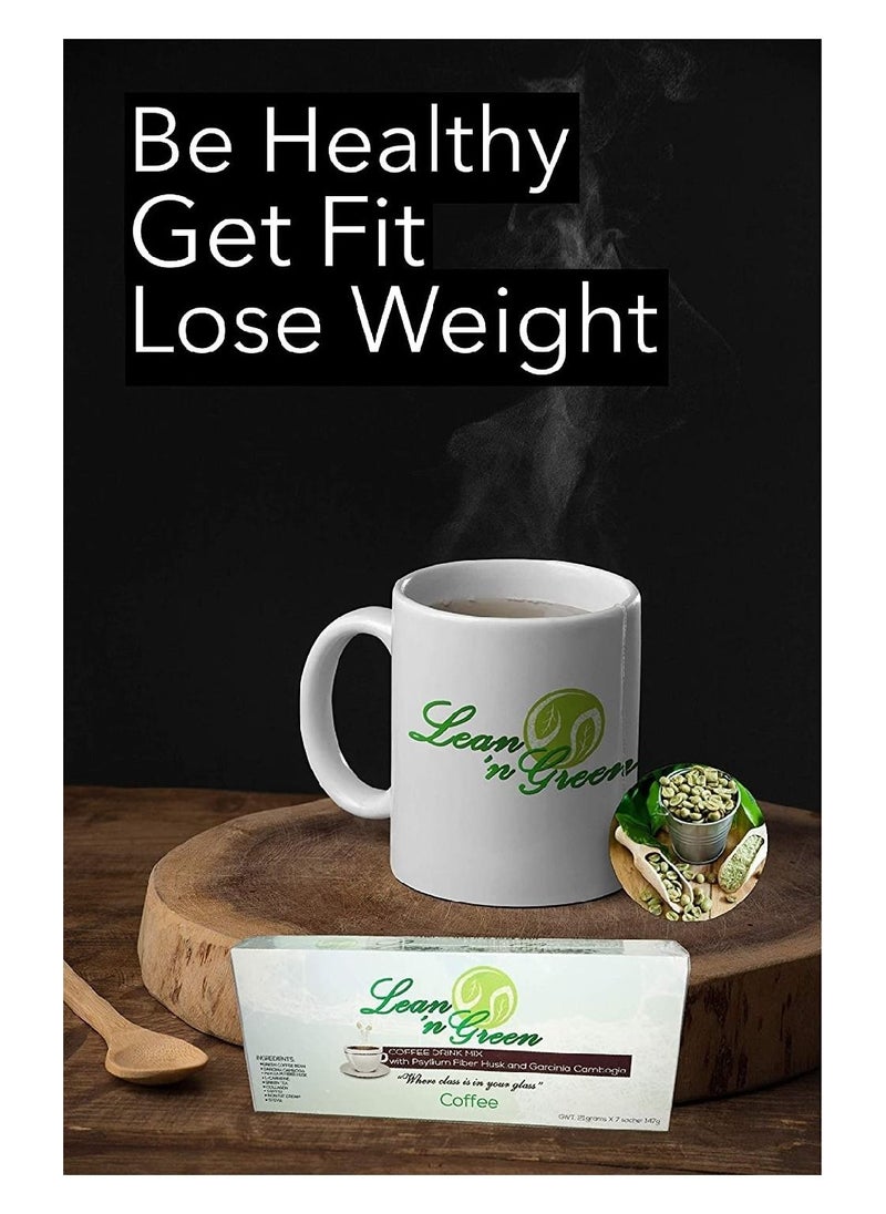 LEAN & PURE - Lean N Green Coffee Drink Mix 147g - Image 1