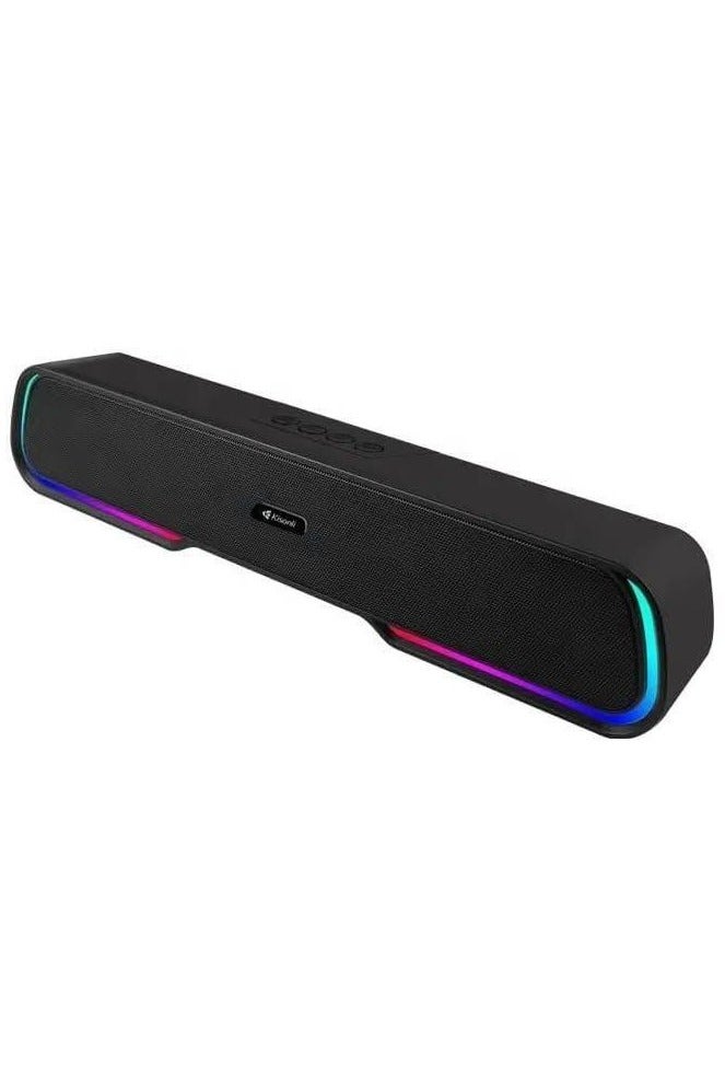 Kisonli LED-913 with RGB lighting, powerful stereo sound, and multiple ports (TF, AUX, and U-Disk) - a distinctive music experience and stunning lighting effects - Image 1