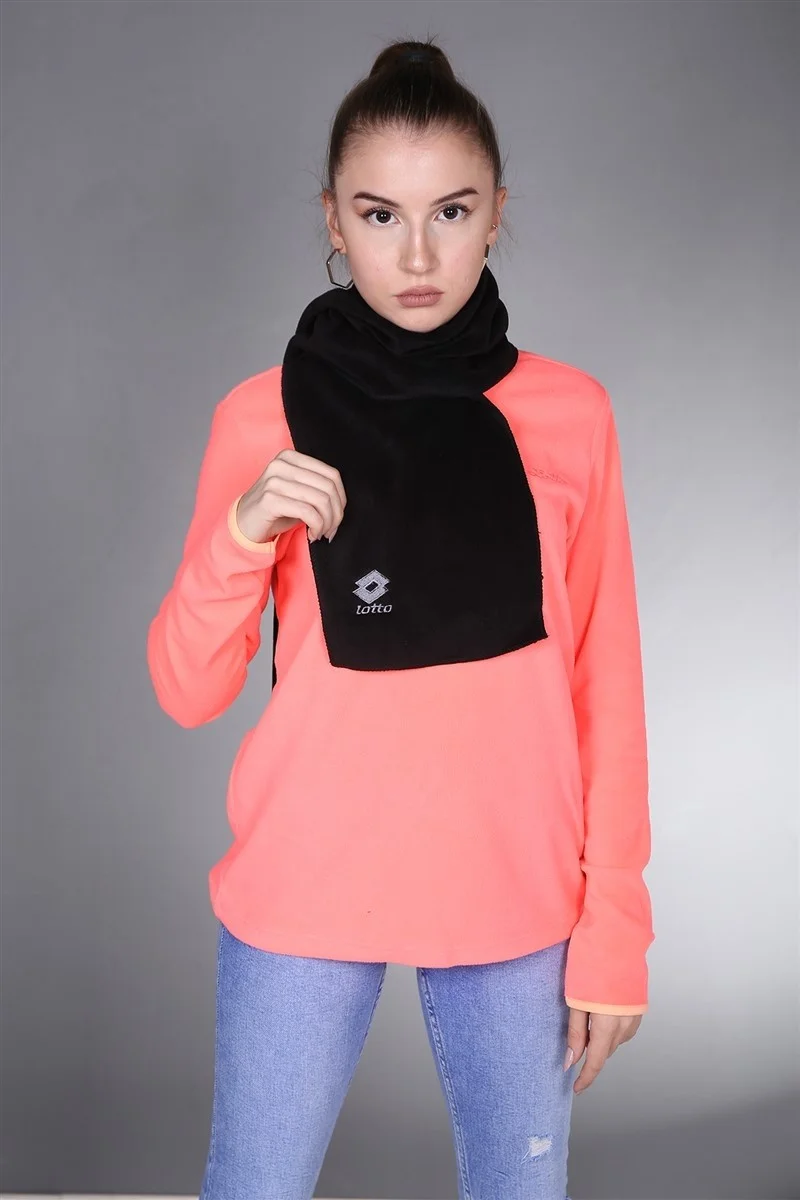 لوتو Women's Black Wool Scarf