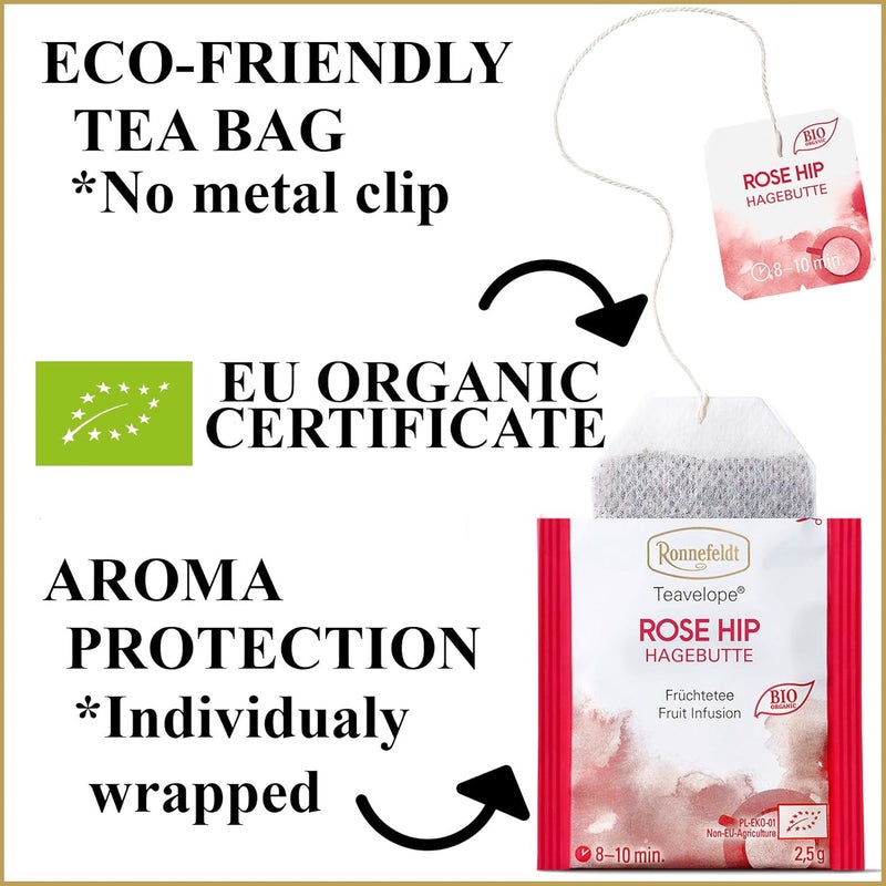 Ronnefeldt Teavelope® Rose Hip Tea - Image 2