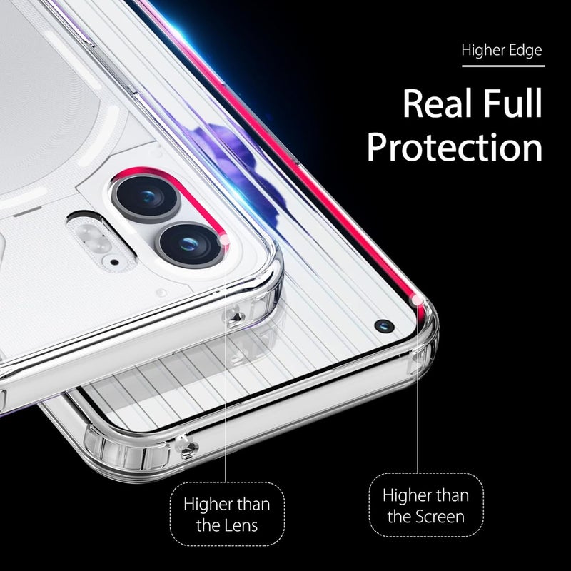 HuHa Protective Cover For Nothing Phone 2a All-inclusive Transparent Shockproof Phone Case - Image 5