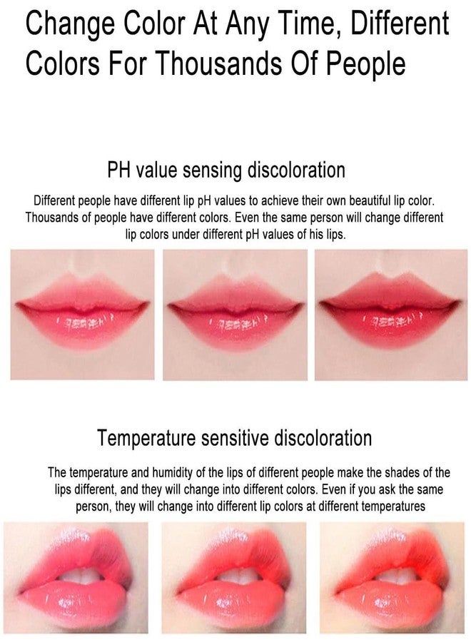 SELLERFLOR Blue Glossy Lipstick That Turns Pink, Magic Lipstick Temperature Color Changing Lip Stick, Easy Apply Long Lasting Moisturizer Lip Stick,Change Lip Balm For Party,Blue Changed To Pink - Image 4