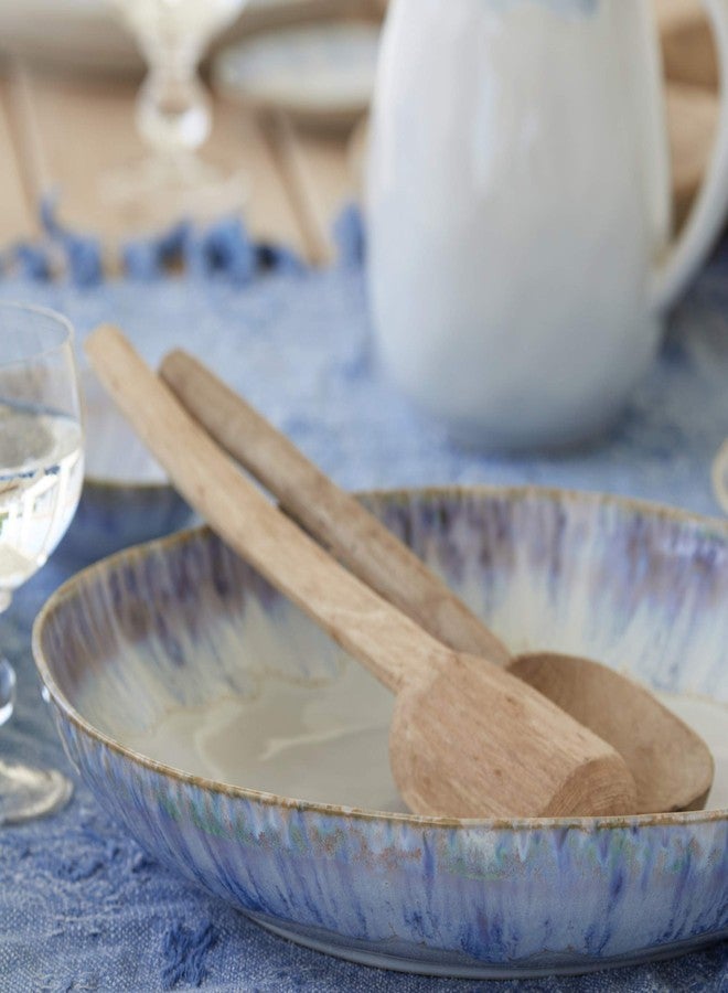 Costa Nova Brisa Collection Stoneware Ceramic Pasta/Serving Bowl 14", Sal - Image 4