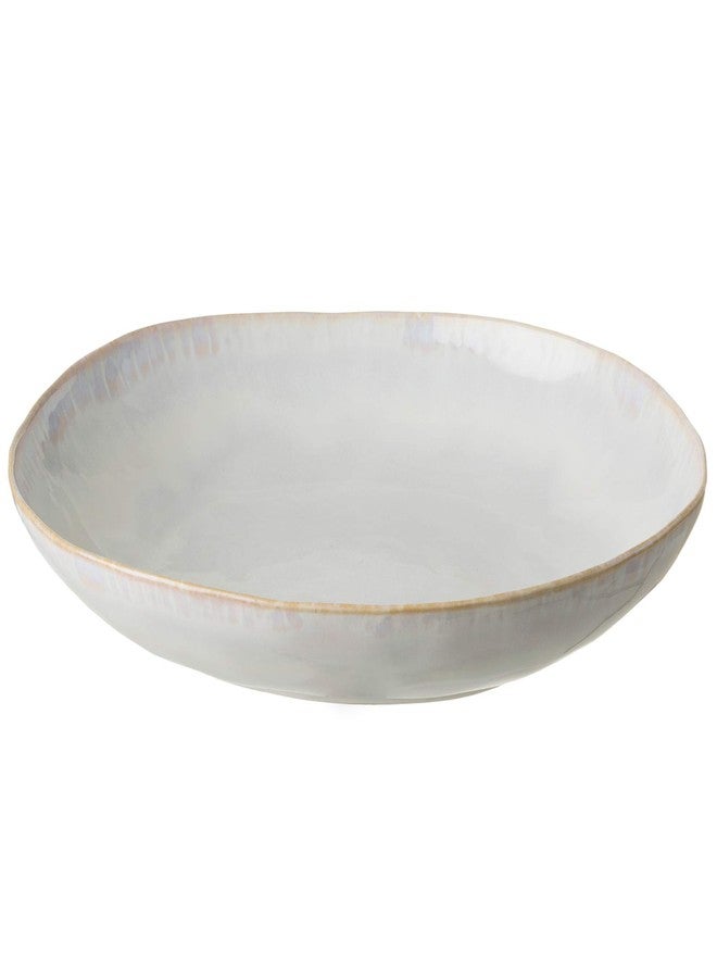 Costa Nova Brisa Collection Stoneware Ceramic Pasta/Serving Bowl 14", Sal - Image 1
