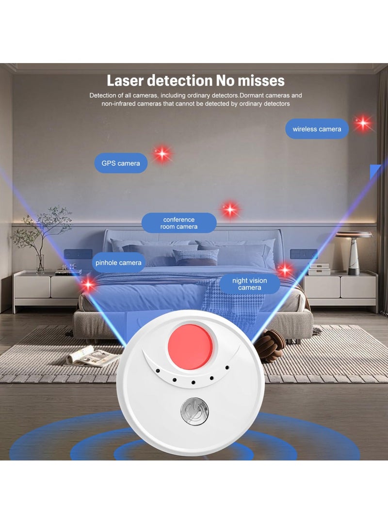 Anti Spy Hidden Camera Detectors, Wireless Signal Bug Scanner, Anti Monitoring Scan for Home, Office, Car, Travel, Hotel, White - Image 2