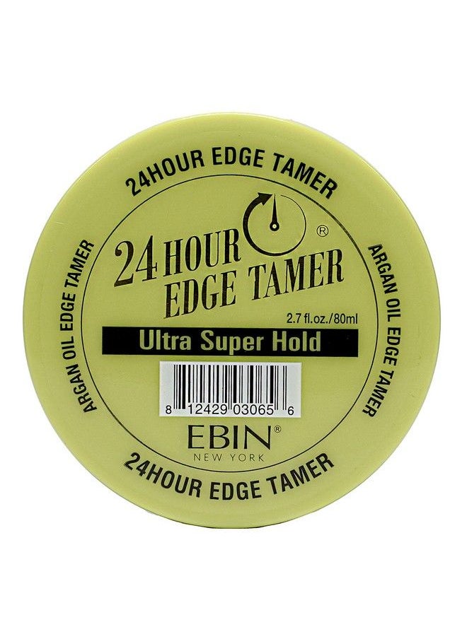 EBIN NEW YORK 24 Hour Edge Tamer Ultra Super Hold 2.7Oz No Flaking No White Residue Shine And Smooth Texture With Argan Oil And Castor Oil  - Image 2