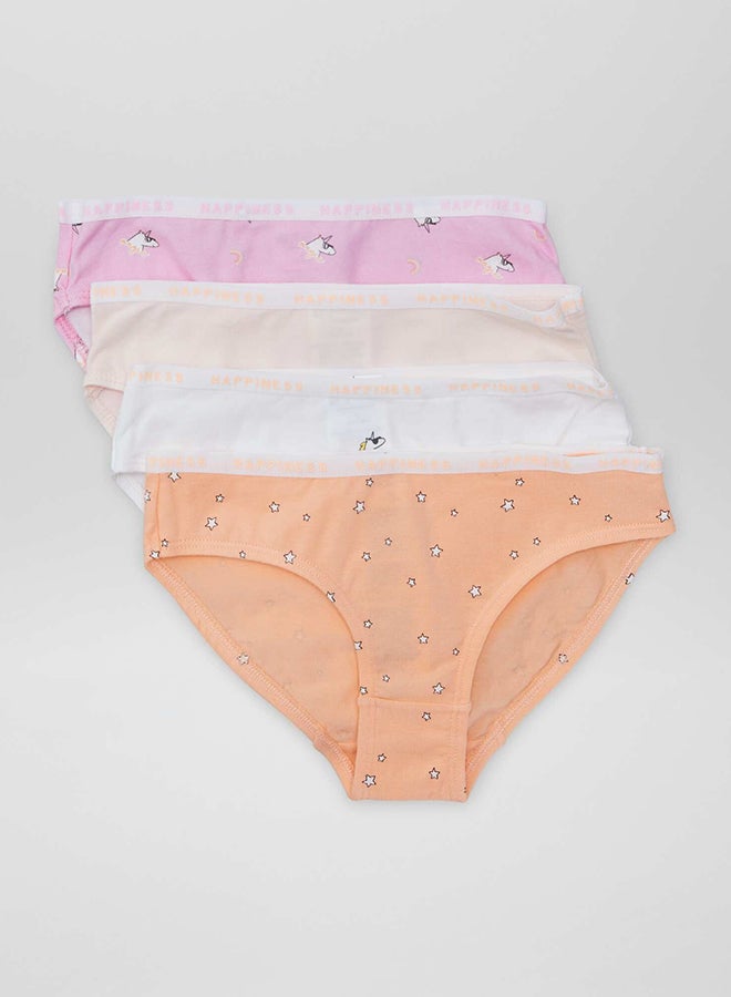 Kiabi Pack of 4 pairs of printed briefs  - Image 1