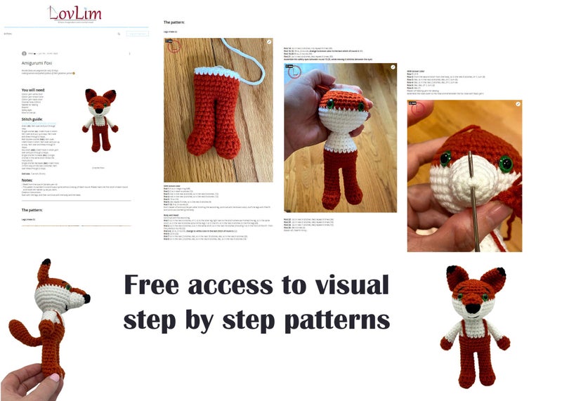 LovLim Crochet Yarn kit, 16 Soft Cotton Yarn Skeins,1000+ Yards, for Crochet and Knitting, Free Crochet/Amigurumi Patterns, Craft DK Yarn Perfect Starter Kit - Image 4