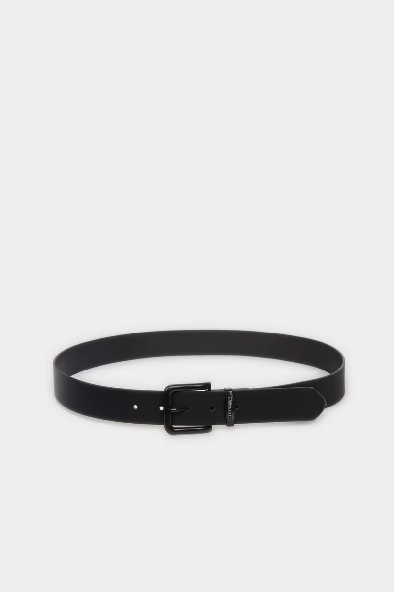 ديفاكتو Man Rectangle Clasp Faux Leather