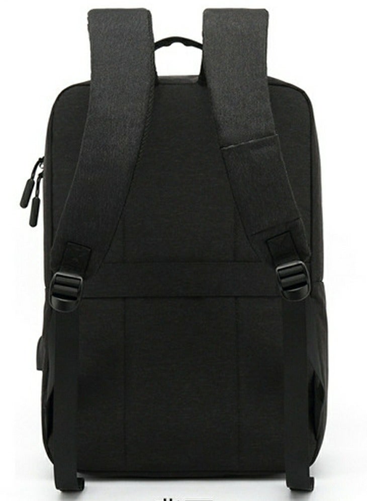 كول بيل رجل كبير قدرة خارجيّ حقيبة ظهر وقت فراغ مفكّرة حقيبة أسود - Image 3