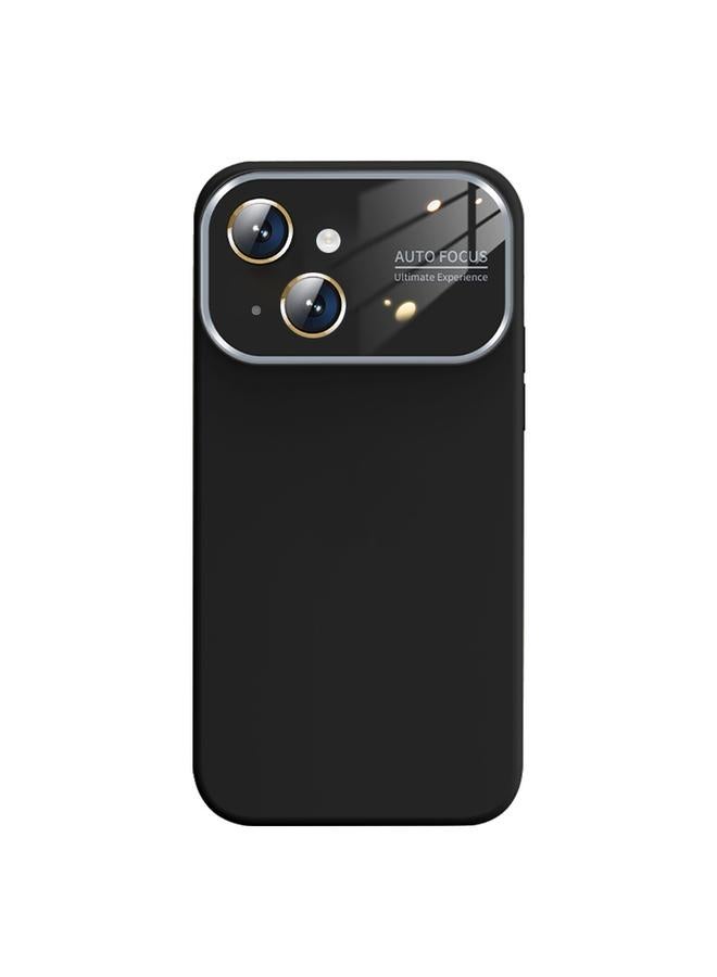 اس-توب جراب لهاتف iPhone 14 Plus مصنوع من السيليكون السائل مع نافذة زجاجية كبيرة - Image 1