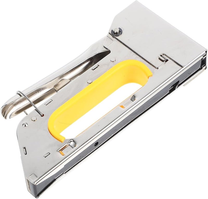 Manual Upholstery Staple Gun with Safety Lock for Wood Fabric Home Office DIY Crafts - Image 1