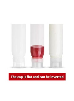Spaceshoop Condiment Porous Squeeze Bottles, Squeeze Bottles for Sauces, Salad Dressing Bottles, Ketchup Bottles Squeeze 1-Pack 14 oz, Syrup Dispenser, Great for Ketchup, Salad, BBQ Sauce, Oil,(14oz 1 pack)  - Image 3
