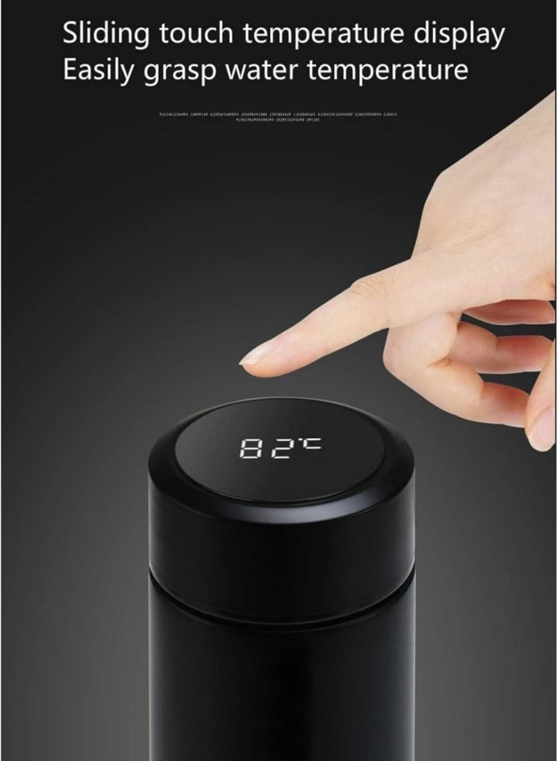 vexa pro 500ml Vacuum Insulated Water Bottle with Temperature Display, LED Touch Screen, 304 Stainless Steel, Hot & Cold Flask for Travel, Office, Gym - Image 3
