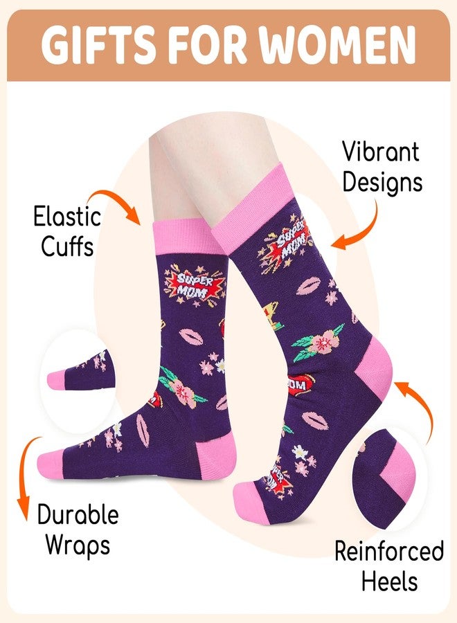 Happy Pop HAPPYPOP Mothers Day Gifts - Best Mom Socks, Gifts for Moms Who Have Everything, Mother Socks with Greeting Card, Stocking Stuffers - Image 4