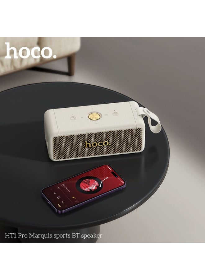 هوكو سماعة بلوتوث محمولة Hoco HT1 Pro – صوت فائق الجودة وباس قوي مع بطارية طويلة المدى للاستخدام الخارجي - Image 1
