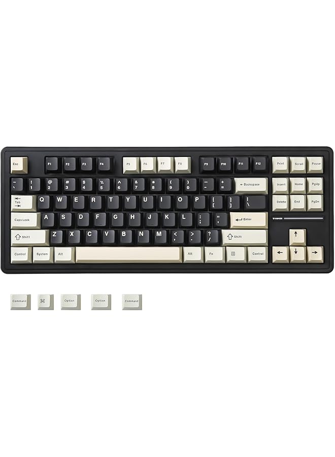 YUNZII Yz87 Gasket Mechanical Keyboard，Tkl Wireless Hot Swappable Gaming Keyboard With 4 Layer Padding Bt5.0/2.4G/Usb C Nkro Rgb Backlit Gaming Keyboard For Linux/Win/Mac(Black Milk Switch)  - Image 1