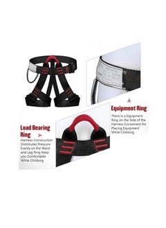 AMBERJACK Climbing belts, Safety Belt for ziplining, Fire Rescuing, Tree Climbing Gear, Half Body belt for Women, Men. Outdoor Climbing Waist Protection Anti-fall Escape Safety Belt, Climbing Harness  - Image 4