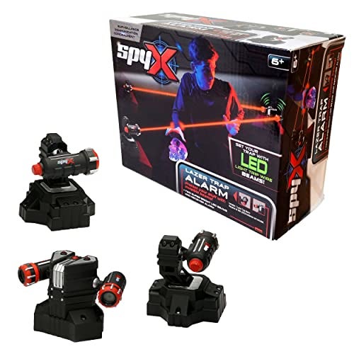 SpyX لعبة إنذار ليزر سباي إكس فخ آمن للأطفال لحماية الأشياء جهاز تجسس ليزر غير مرئي للأطفال كاشف حركة للعب للبنين والبنات - Image 1