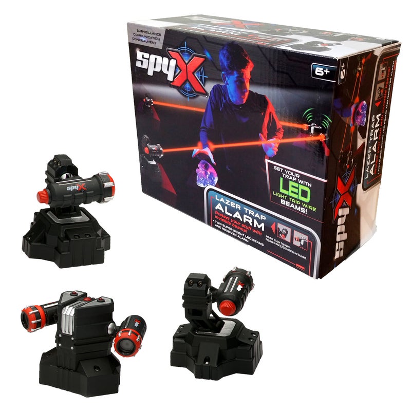 SpyX لعبة إنذار ليزر سباي إكس فخ آمن للأطفال لحماية الأشياء جهاز تجسس ليزر غير مرئي للأطفال كاشف حركة للعب للبنين والبنات - Image 3