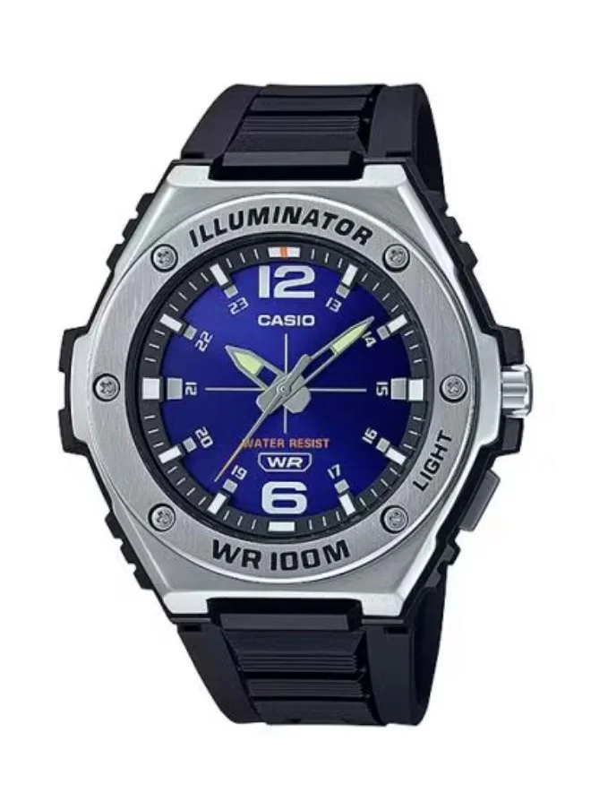 CASIO Men's Analog Display Watch With Black Resin Strap - MWA-100H-2AVDF
