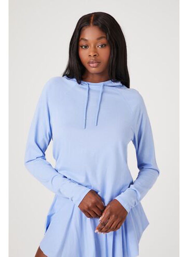 FOREVER 21 Active Raglan Hooded Top - Image 1