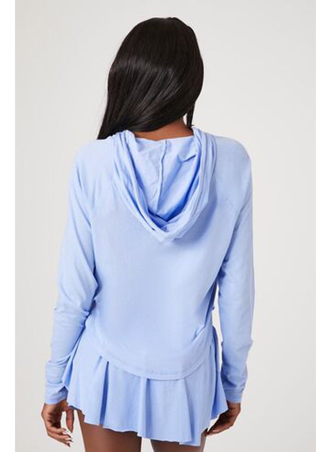 FOREVER 21 Active Raglan Hooded Top - Image 3