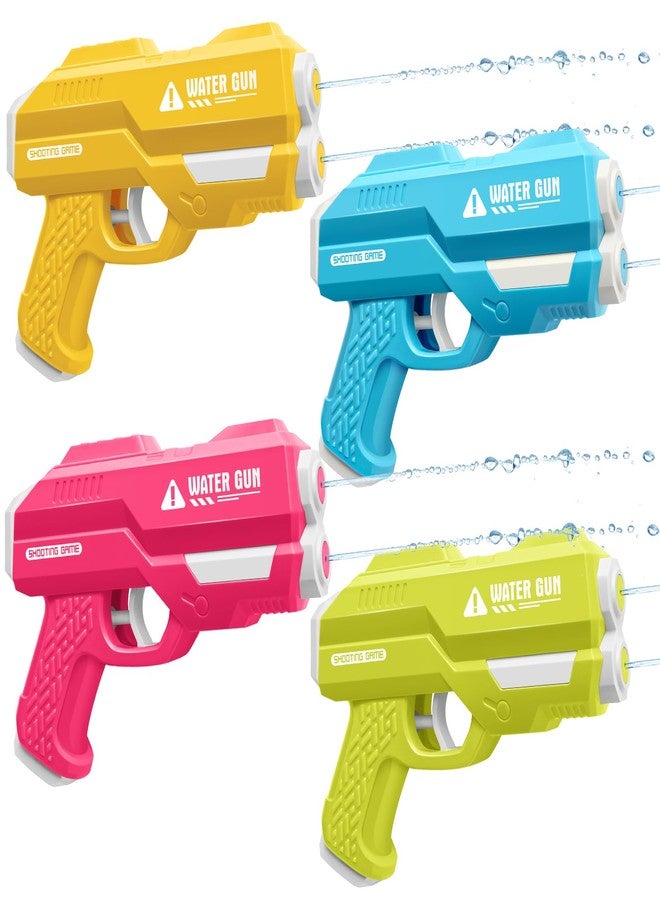 Dsmile 4 Pack Fast-Fill Water Blaster Guns for Kids, Dual Nozzles Squirt Guns for Swimming Pool Beach Outdoor Water Toys - Image 1