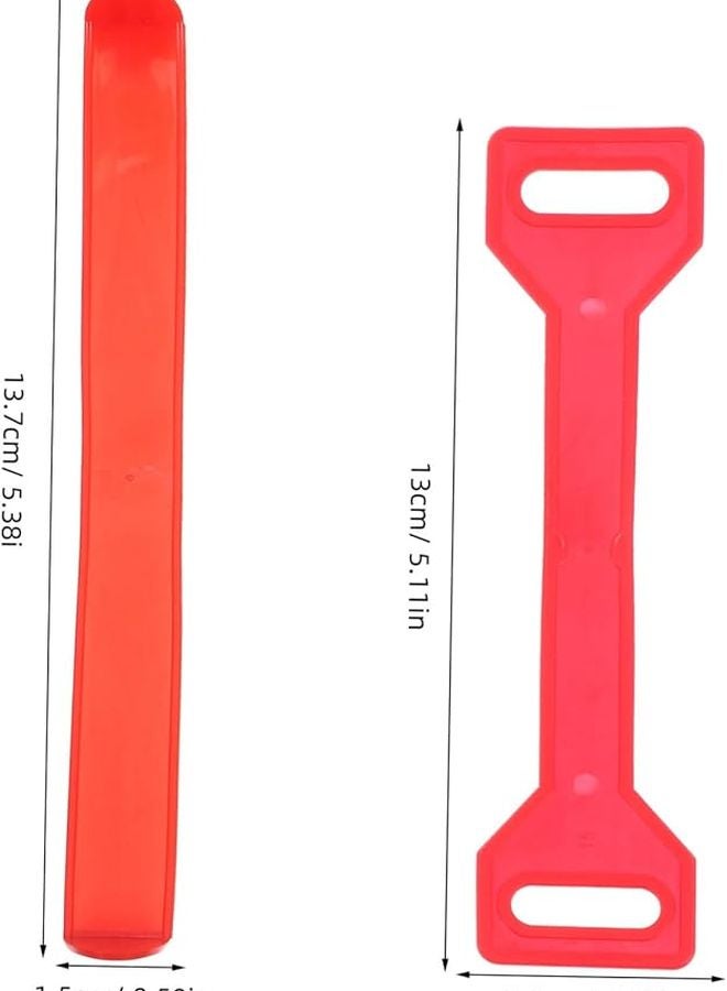 Red Reusable Carrying Straps 100pcs Strong PE Handles for Carton Moving Boxes Easy Installation Comfortable Grip - Image 5