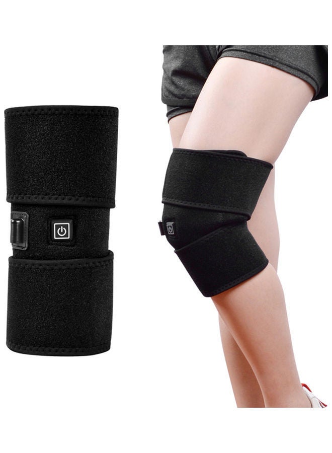 Heated Knee Brace Wrap Support Portable Infrared Heating Pad for Pain Relief US Plug 27*1*20cm - Image 1